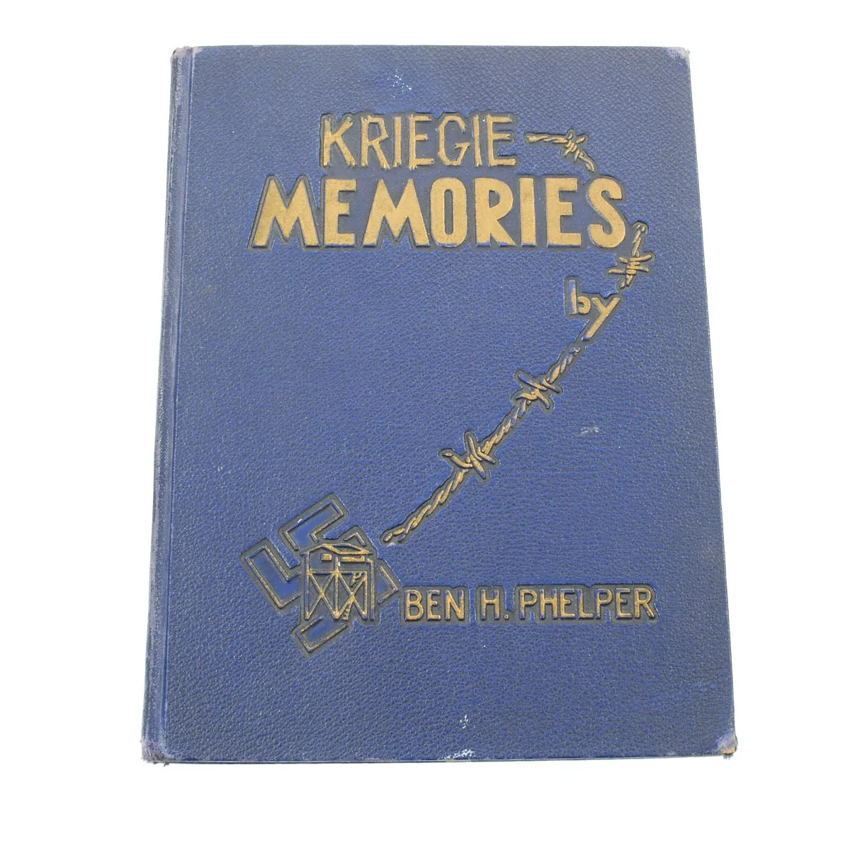 Original U.S. WWII Stalag 17B POW Airman Survivor with Dedicated Kriegie Memories Book with Paperwork Grouping