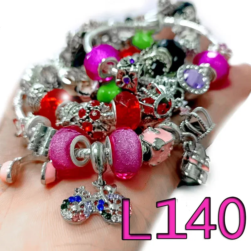 Original VIP Bracelet purple beaded Charm bracelet For Women