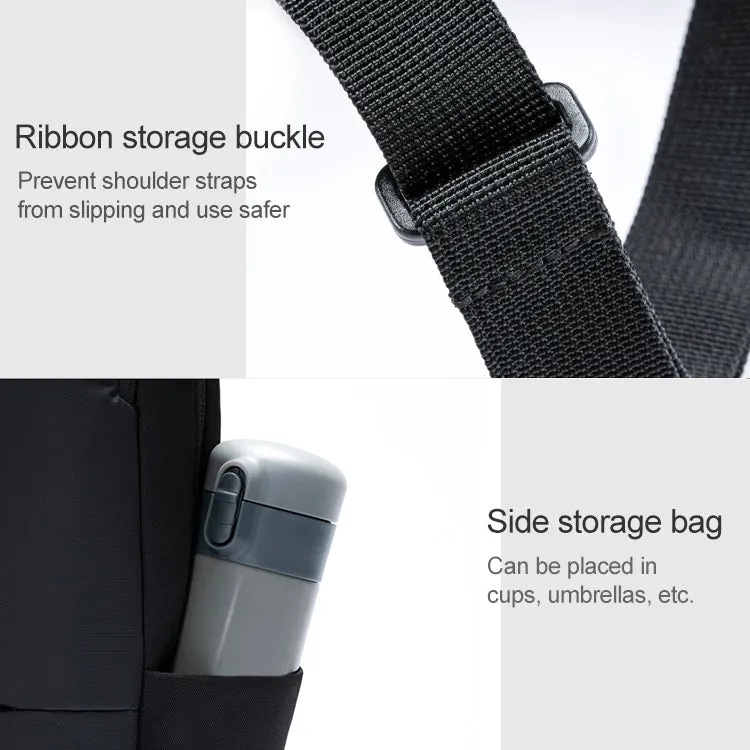 Original Xiaomi Classic Business Backpack 2 18L Large Capacity IPX4 School Double Shoulders Bag (Grey)