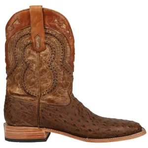 Orix Ostrich Square Toe Cowboy Boots