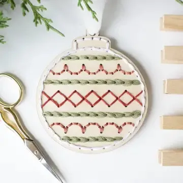 Ornament Embroidery Kit