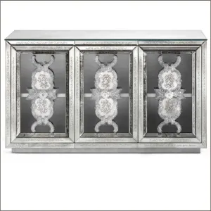 Ornate Venetian Mirrored Cupboard