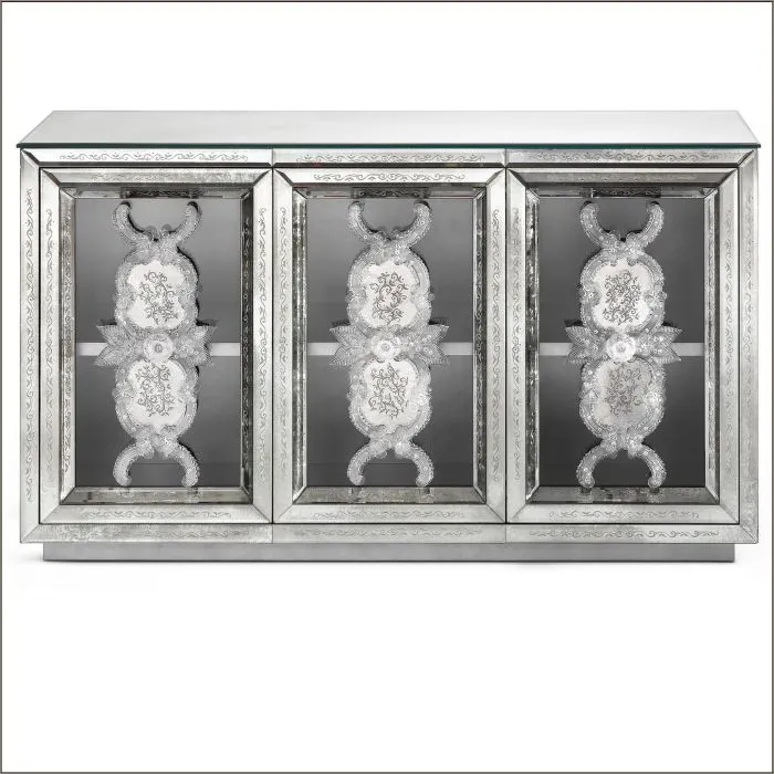 Ornate Venetian Mirrored Cupboard