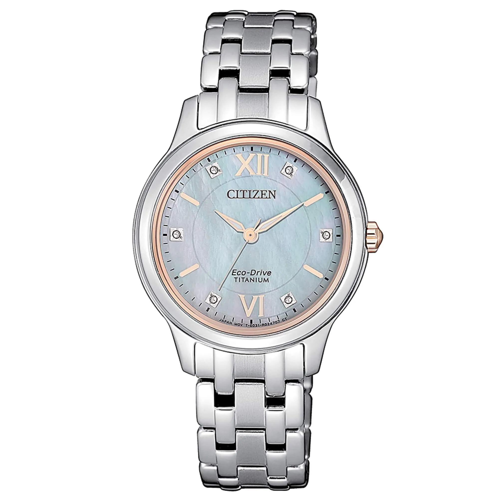 Orologio solo tempo da donna Citizen Lady Super Titanio - EM0726-89Y