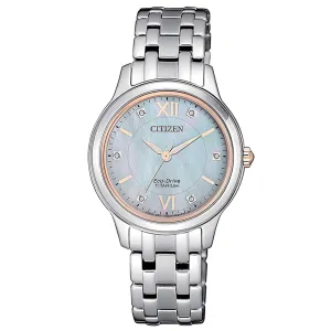 Orologio solo tempo da donna Citizen Lady Super Titanio - EM0726-89Y