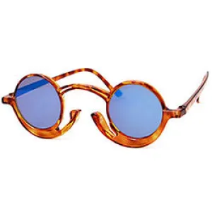 ORSON Demi/Blue Round Sunglasses