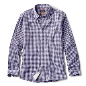 Orvis Men's River Guide 2.0 LS Shirt / True Navy Gingham