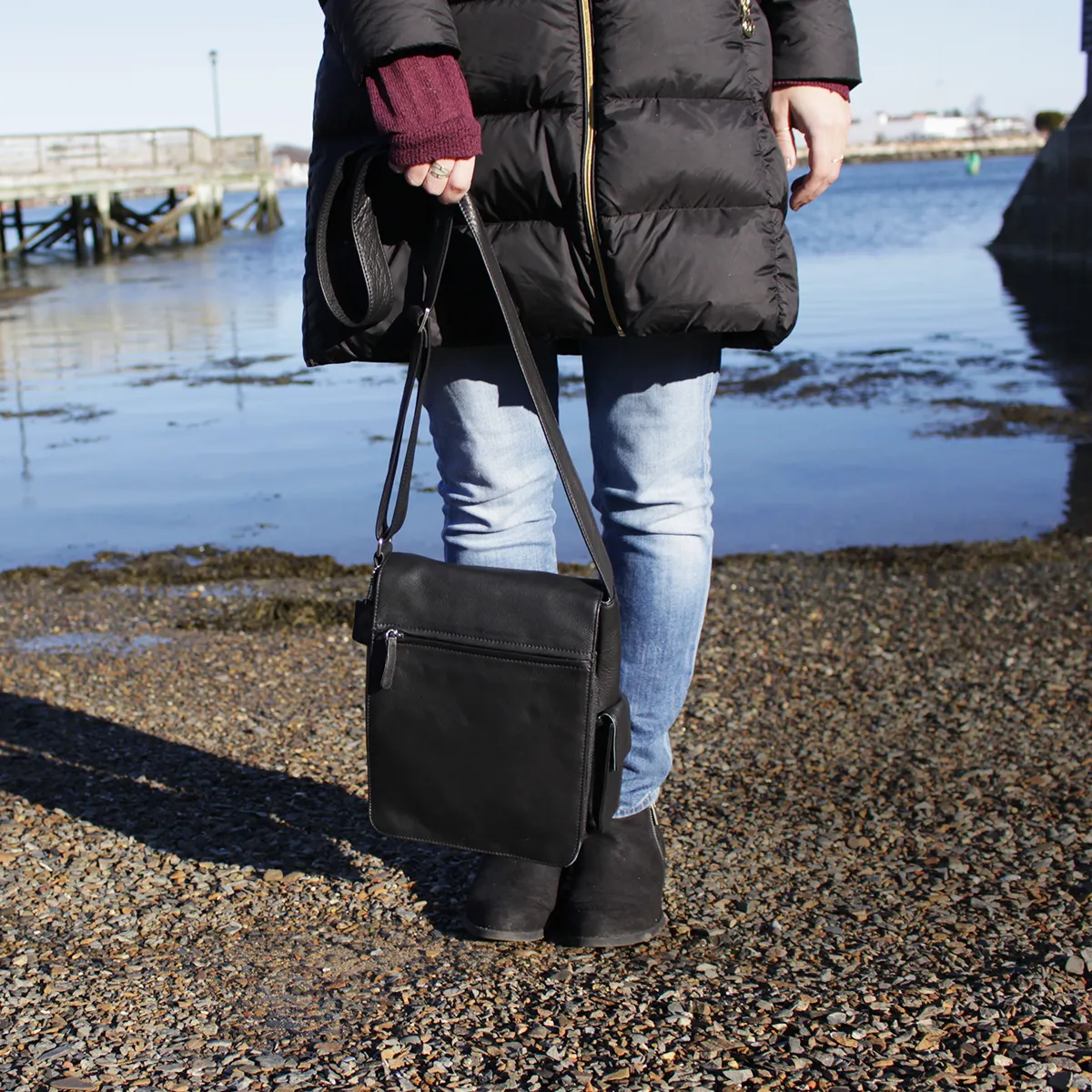 Osgoode Marley Leather Messenger Bag