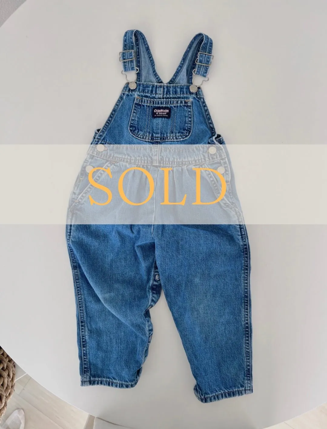 Oshkosh overall pre loved 3t