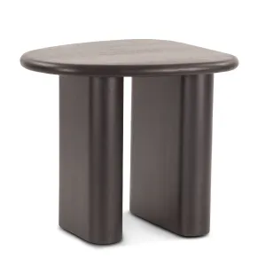 Oslo 26" Modern Mango Wood Side Table