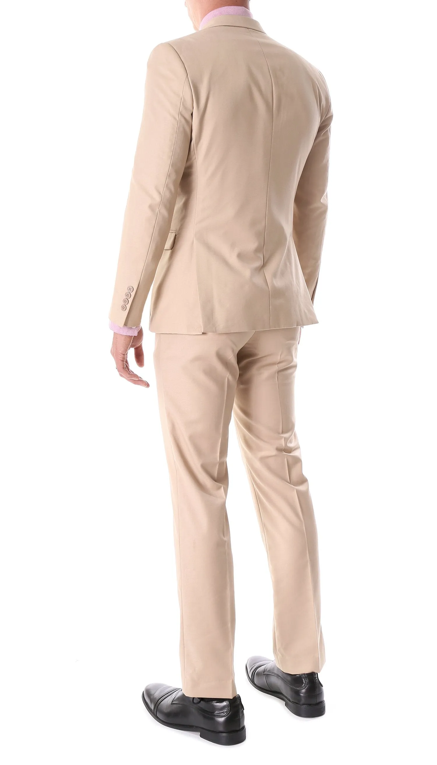 Oslo Tan Notch Lapel 2 Piece Suit Slim Fit