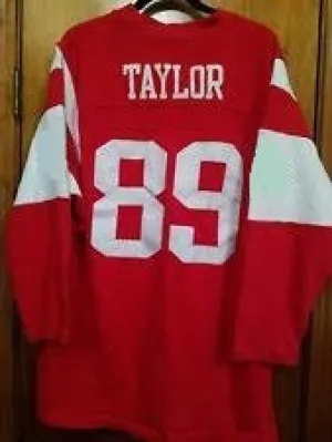 Otis Taylor Kansas City Chiefs Vintage Style Long Sleeve Throwback Football Jersey