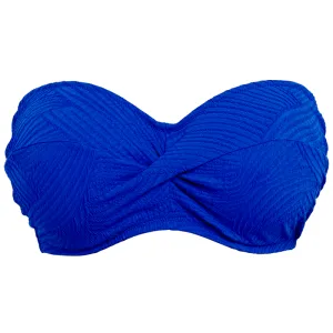 Ottawa Blue Twist Bandeau Multiway Bikini Top - Fantasie Swim