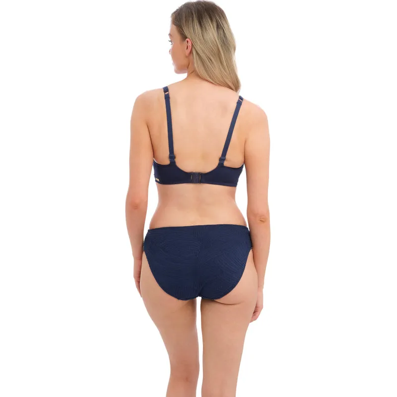 Ottawa Mid Rise Bikini Brief Ink Blue - Fantasie Swim