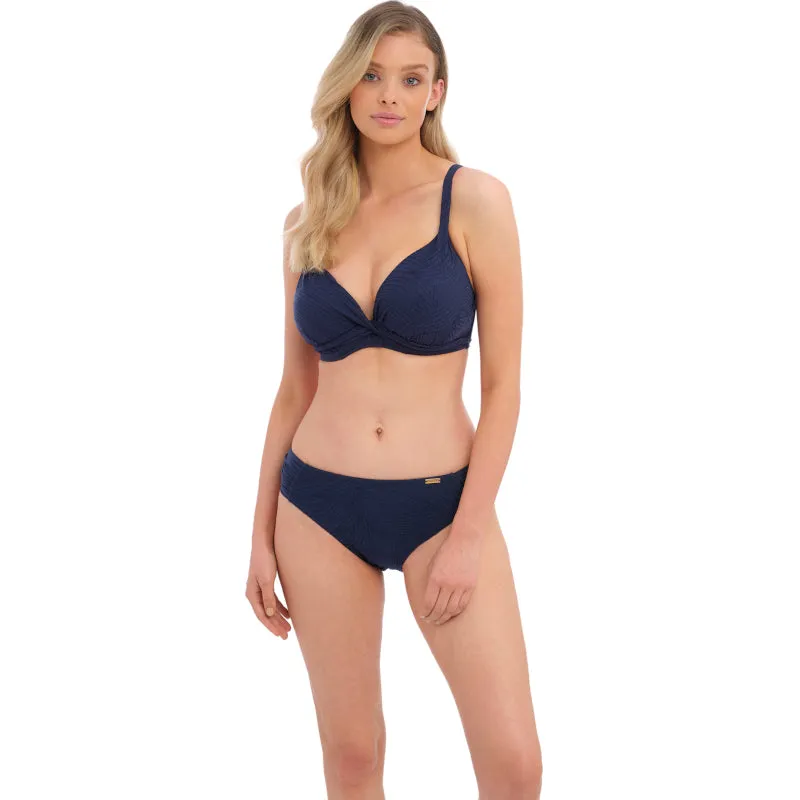 Ottawa Mid Rise Bikini Brief Ink Blue - Fantasie Swim