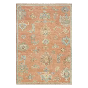 Oushak Style Wool Rug - 5'6" x 8'