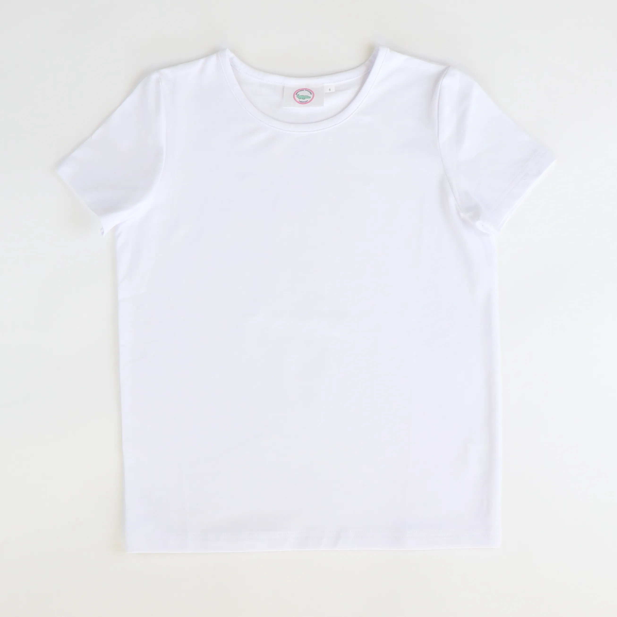 Out & About Girl's Tee - White