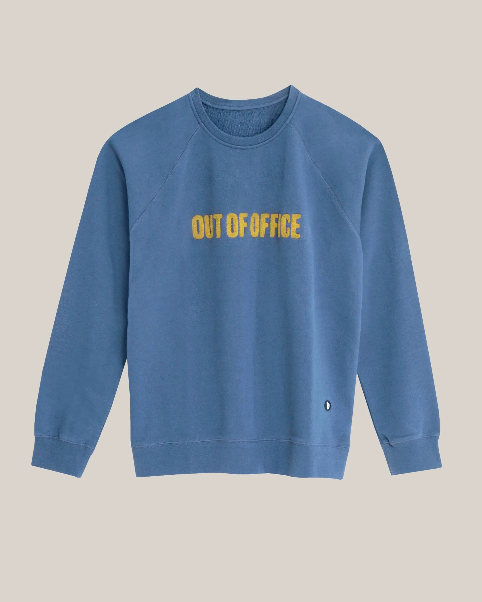 Out of Office Cotton Sweatshirt Blue