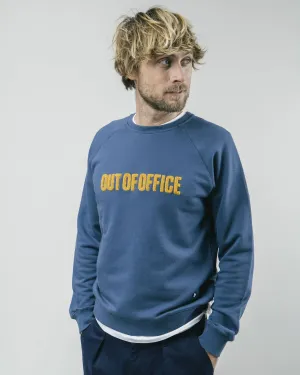 Out of Office Cotton Sweatshirt Blue