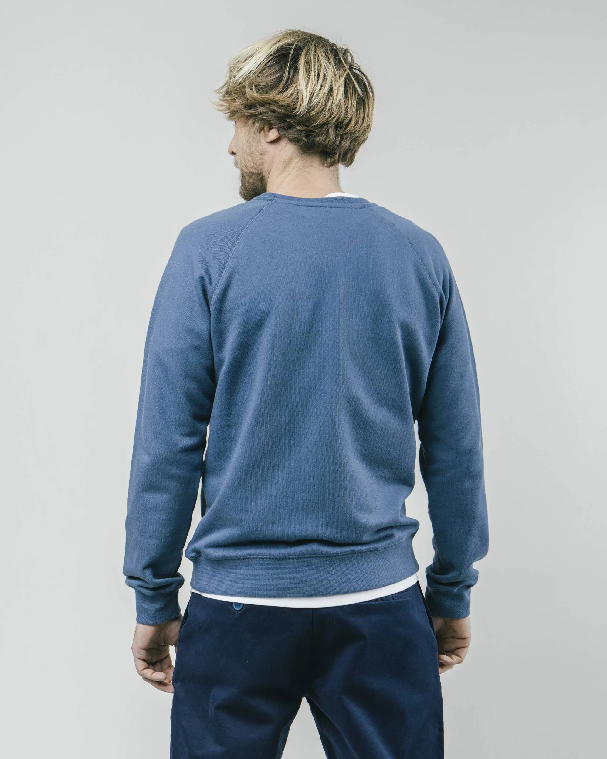 Out of Office Cotton Sweatshirt Blue