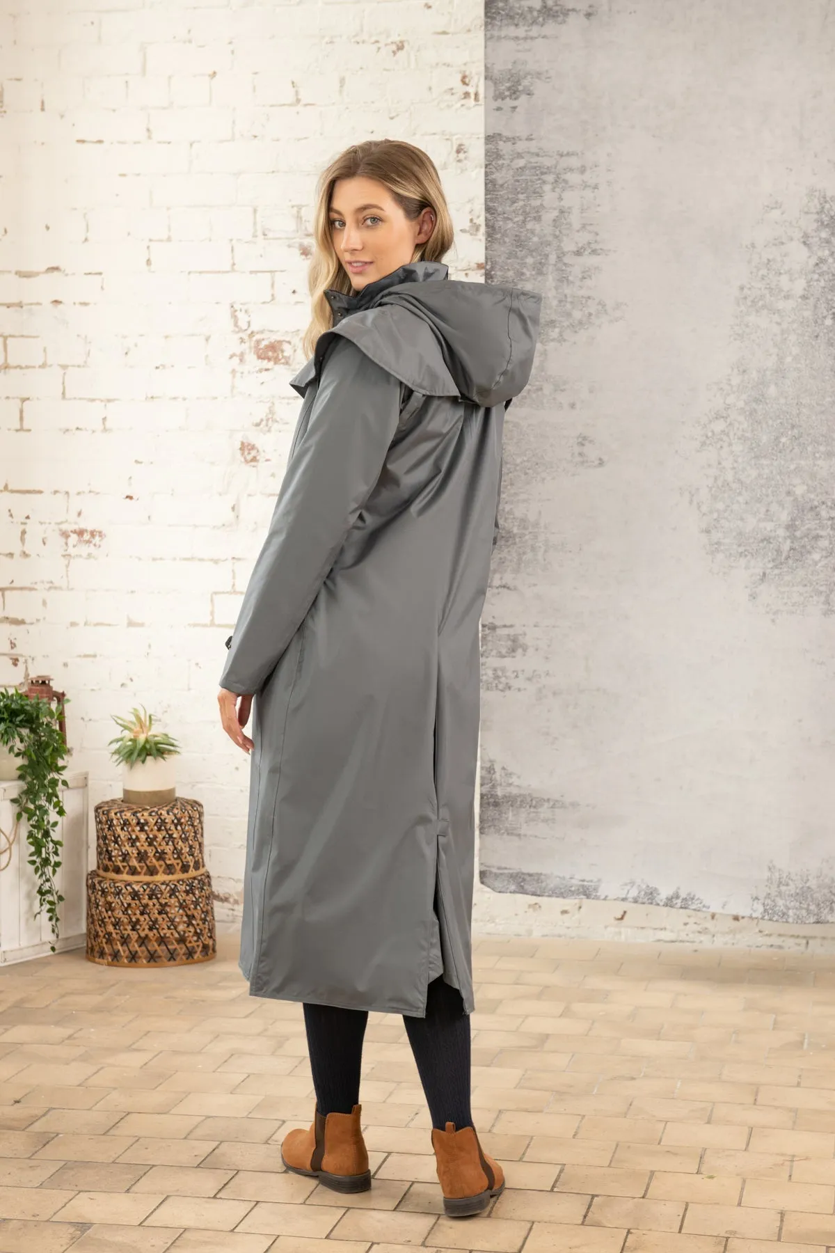 Outback Full Length Waterproof Raincoat - Urban Grey