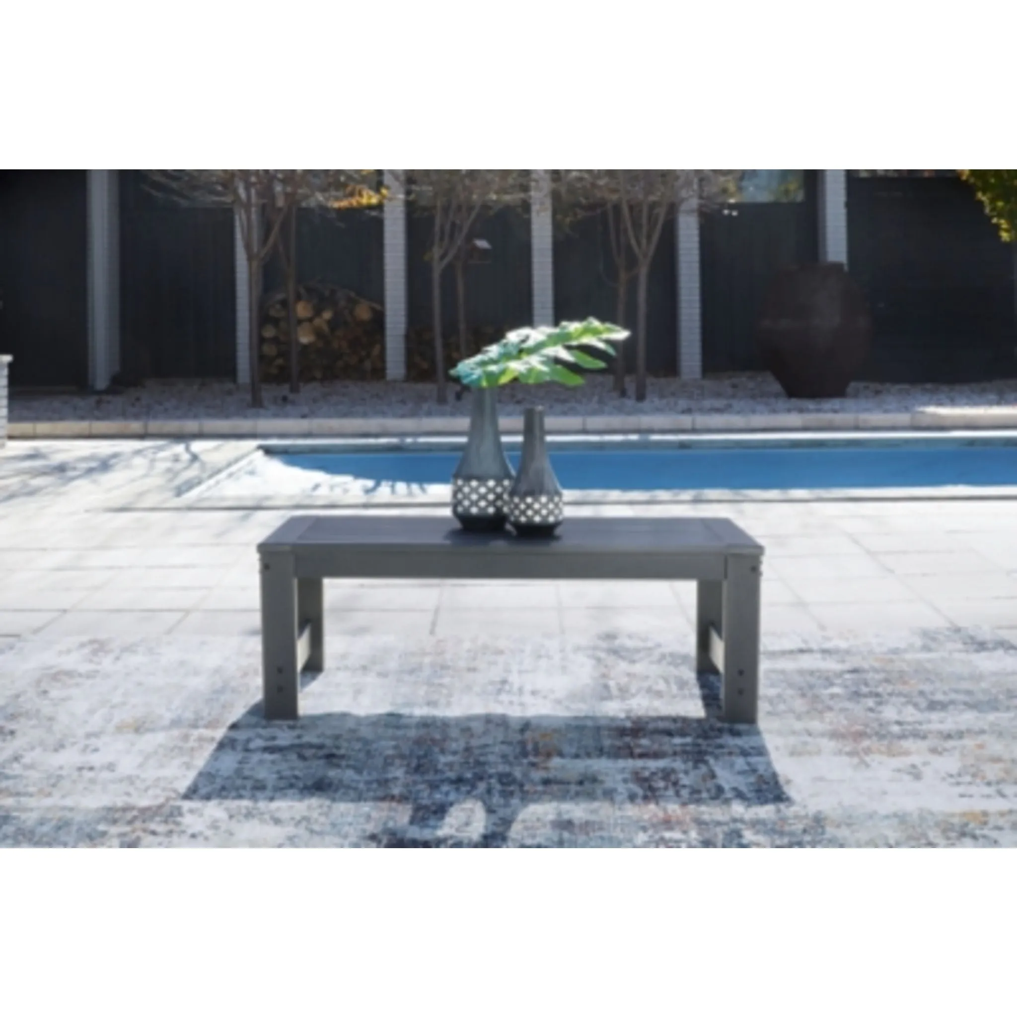 Outdoor Amora Rectangle Cocktail Table