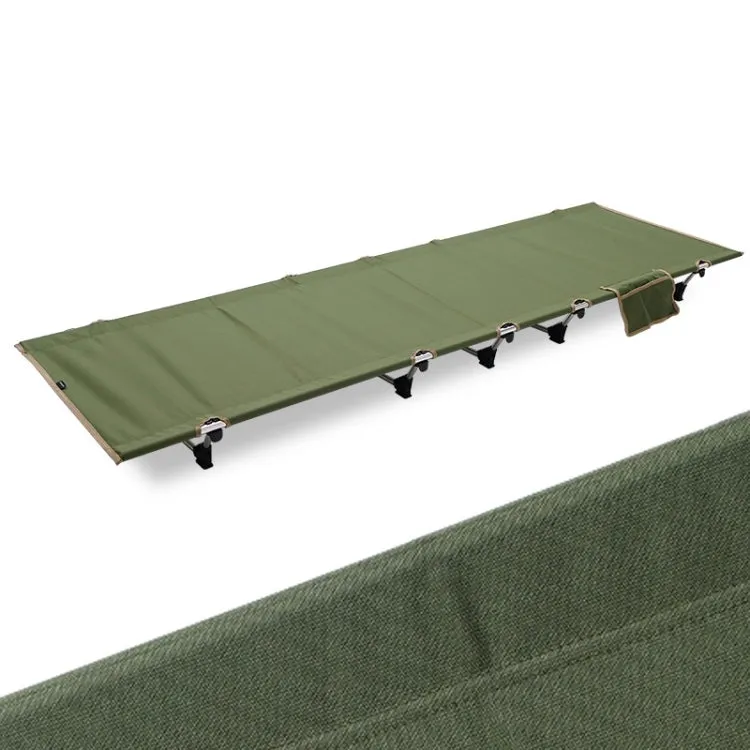 Outdoor Lightweight Folding Bed for Camping, Fishing, and Beach, Simple Leisure, 70.9 x 24 inches (Khaki)