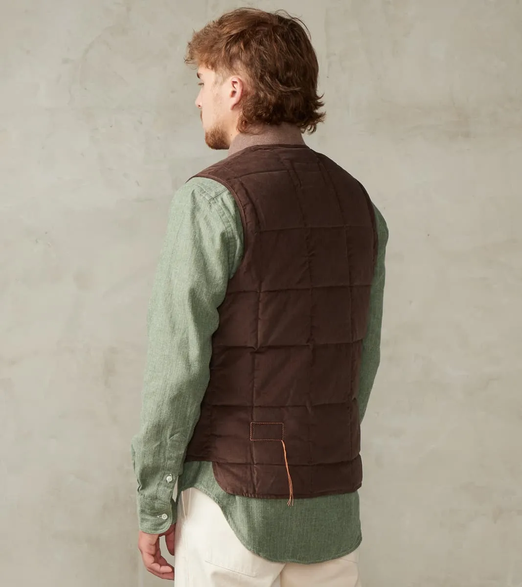 Outdoor Vest - Brown Corduroy