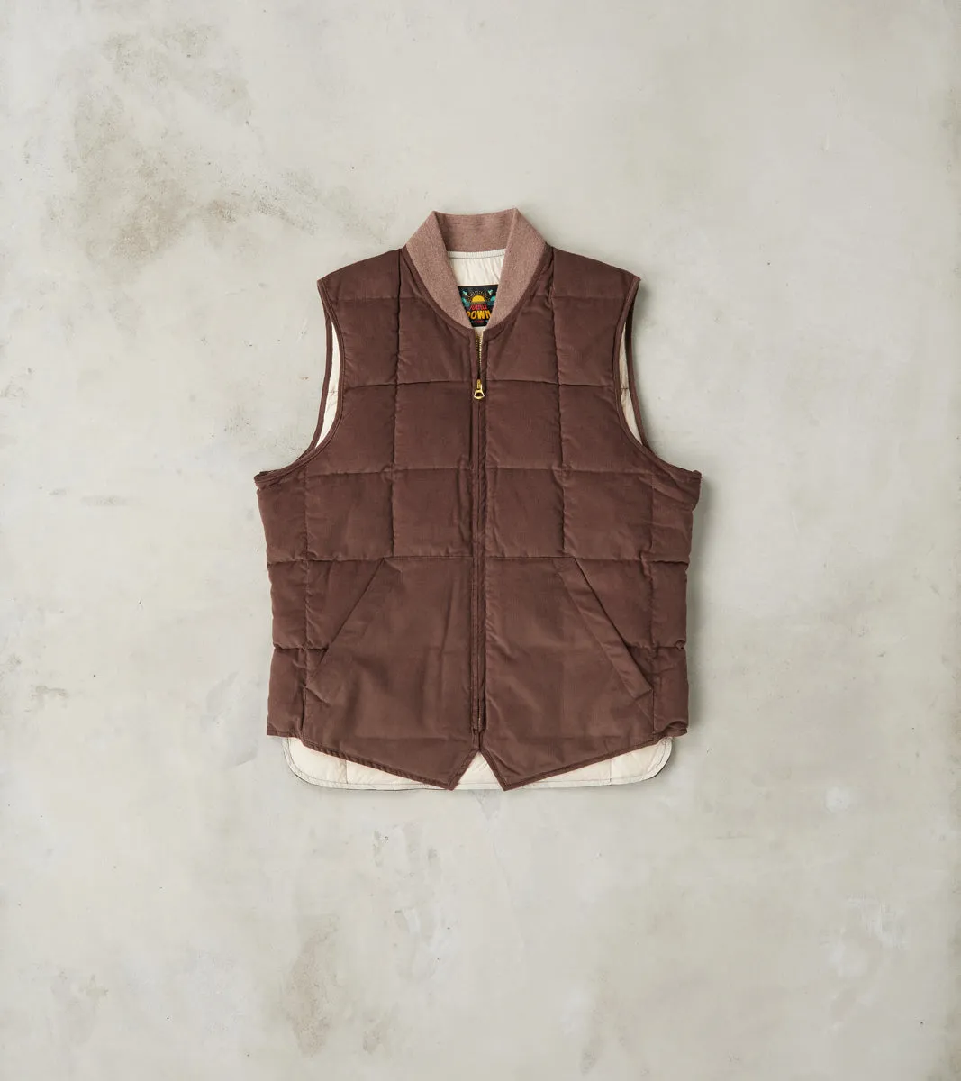 Outdoor Vest - Brown Corduroy