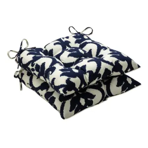 Outdoor/Indoor Basalto Navy Tufted Seat Cushions