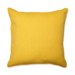 Outdoor/Indoor Fresco Solids Yellow 25-inch Floor Pillow