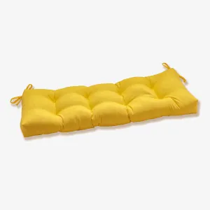 Outdoor/Indoor Fresco Solids Yellow 48" Blown Bench