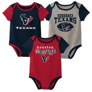 Outerstuff NFL Infant Houston Texans Team 3-Pack Bodysuit