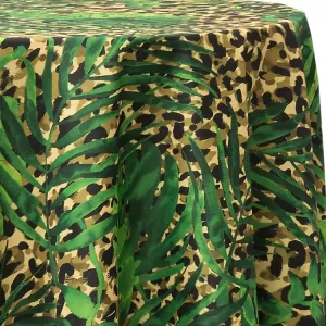 Oval Animal Print Tablecloths