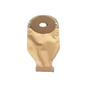 Oval Drainable Pouch With Barrier Opaque, Convex, Trim-To-Fit Cut Area 3/4" x 1-1/2" Roll-Up, 24 oz