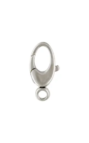 Oval Swivel Clasp (7.0x15.5mm), Sterling Silver. Made in USA. #5002123