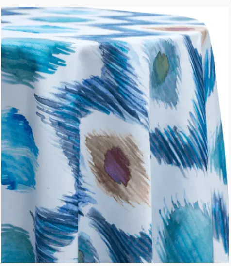 Oval Tablecloths with Prints