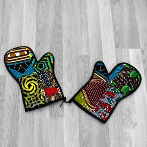 Oven Glove African Print Oven Glove Oven Mit 1