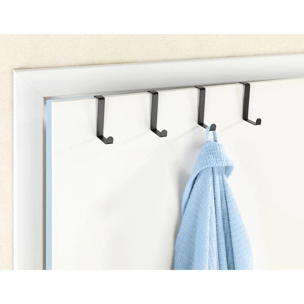 Over Door Hooks 4 Pack Black