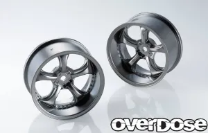 Overdose VS KF Wheel - Matte Black Metal Chrome