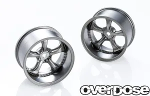 Overdose WORK VS KF 30mm Wheel - Matte Black Metal Chrome