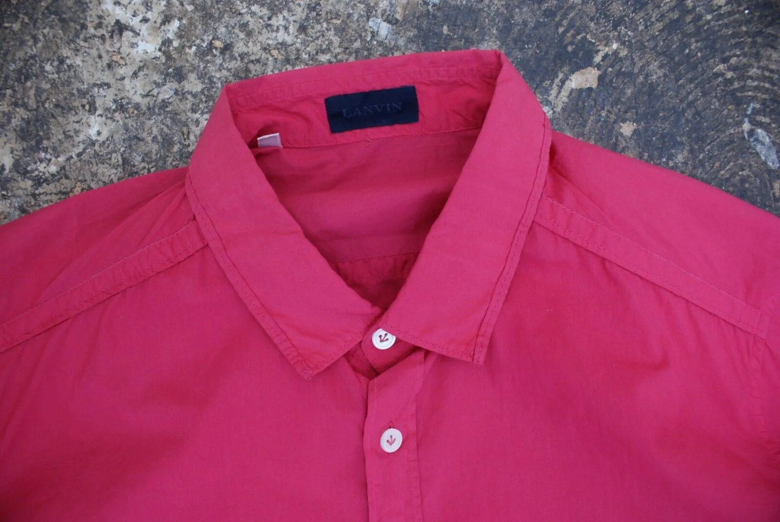 Overdyed Magenta Coloured Shirt