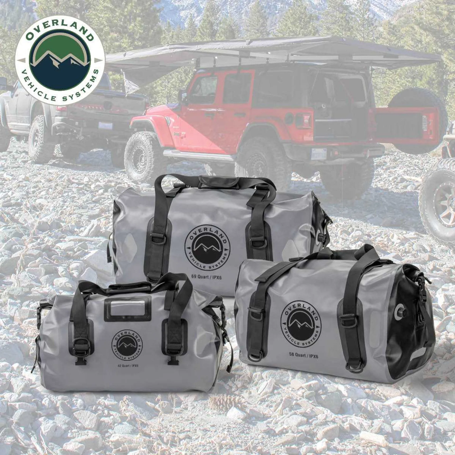 Overland Vehicle Systems Portable Dry Storage Bags