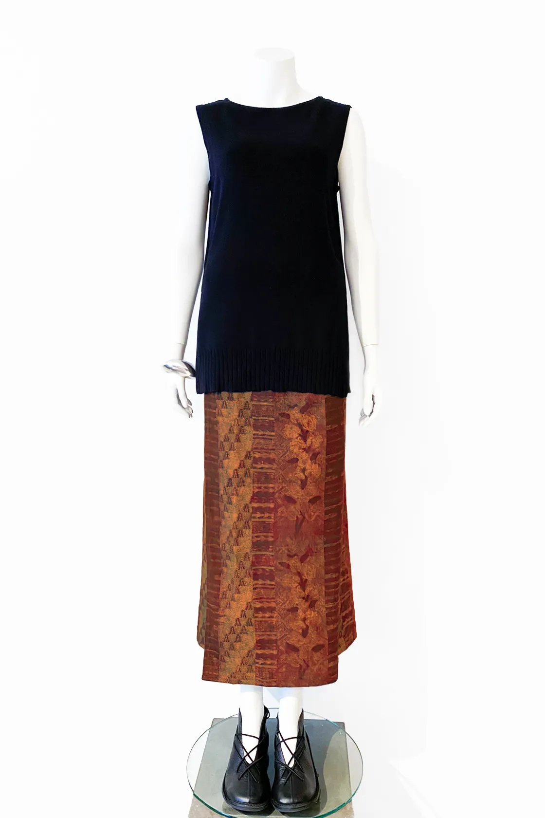 Overlap Skirt in Copper Palenque Roma