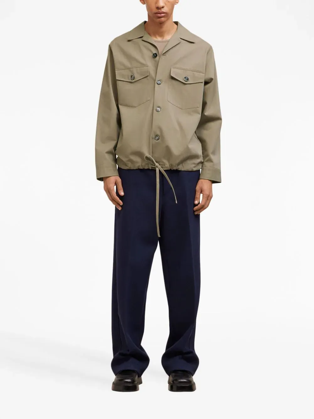 Overshirt With Drawstring