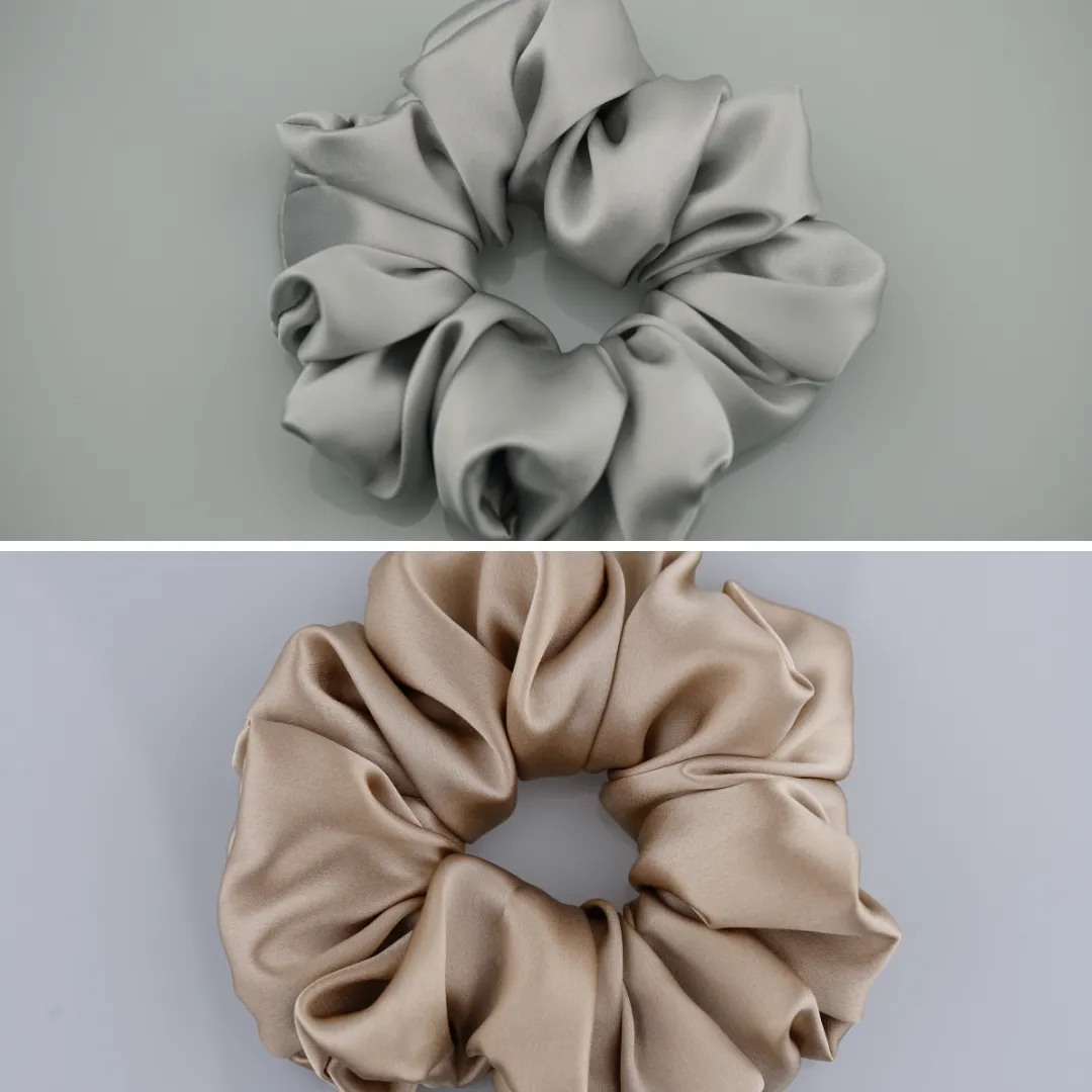 Oversize Fluffy Silk Scrunchie Custom Wholesale