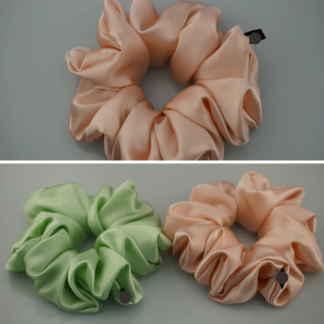 Oversize Fluffy Silk Scrunchie Custom Wholesale