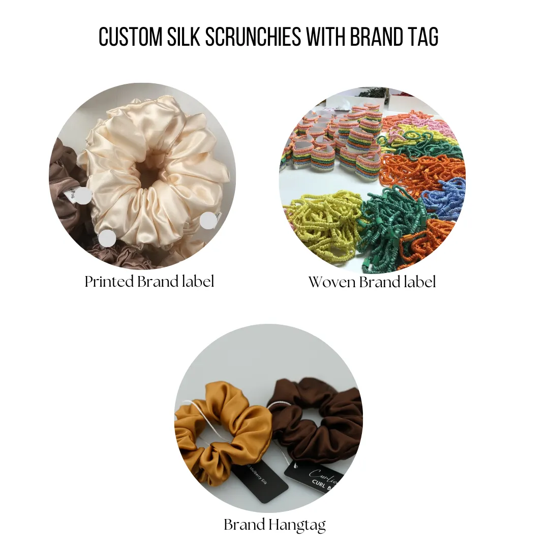 Oversize Fluffy Silk Scrunchie Custom Wholesale