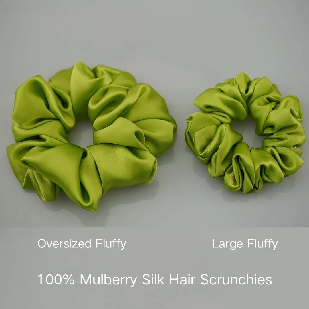 Oversize Fluffy Silk Scrunchie Custom Wholesale