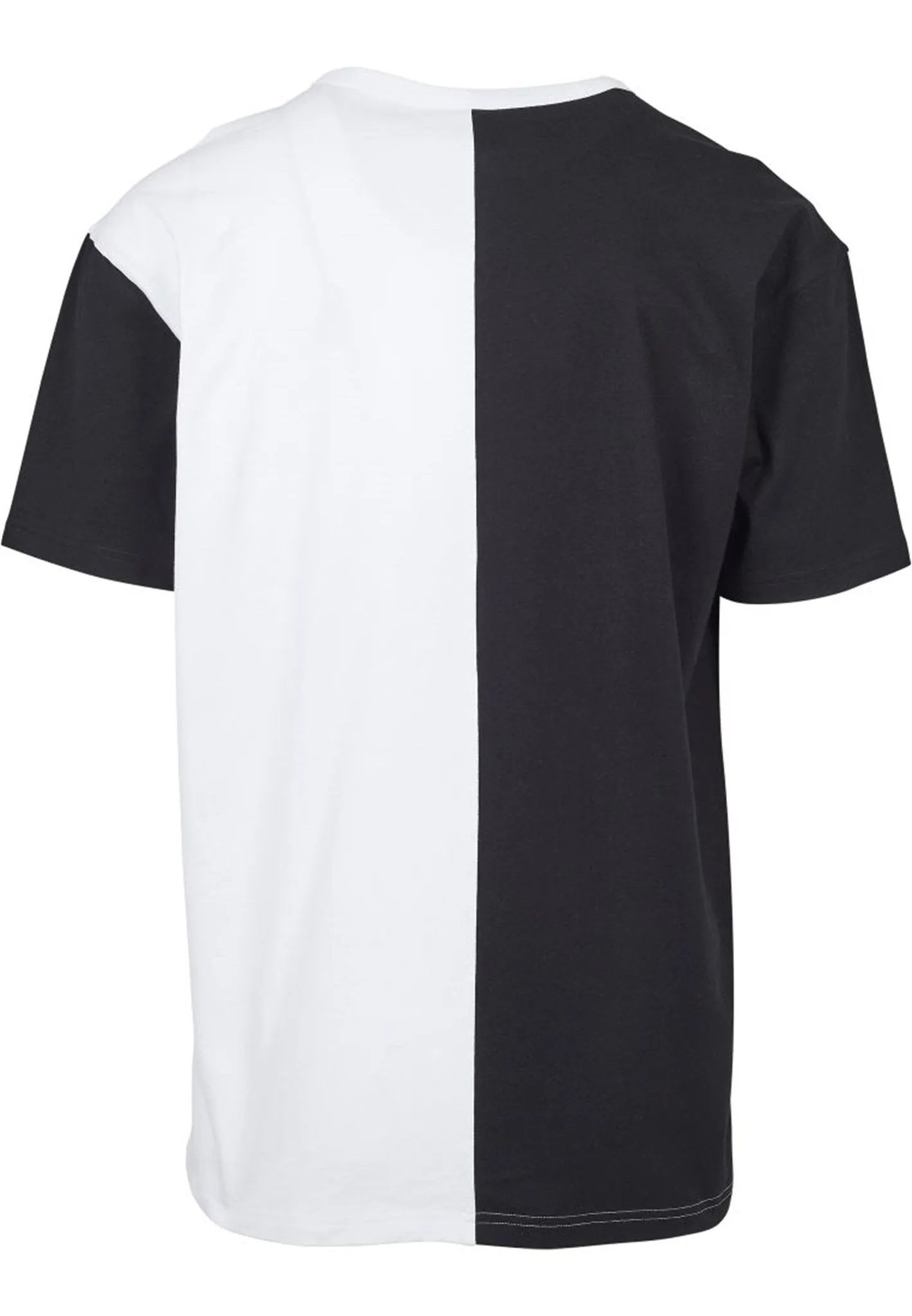 Oversize Harlequin Tee - Black and white